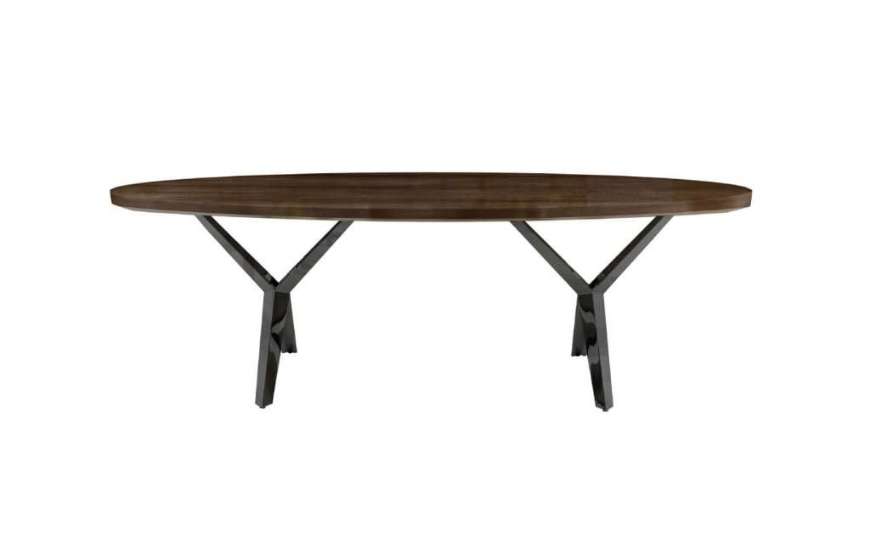 Picture of DOUBLE V OVAL DINING TABLE