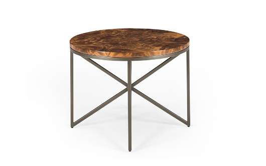 Picture of SIDE TABLE WITH WOOD TOP