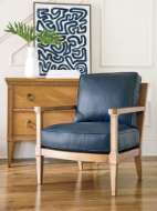 Picture of SPLASHES LEATHER CHAIR