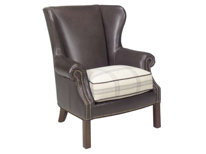 Picture of LOGAN LEATHER WING CHAIR