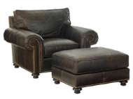 Picture of RIVERSDALE LEATHER CHAIR