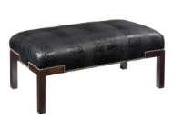 Picture of NORFOLK LEATHER COCKTAIL OTTOMAN