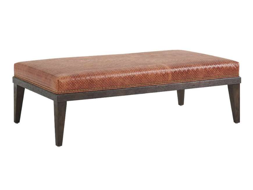 Picture of NEIMAN LEATHER COCKTAIL OTTOMAN