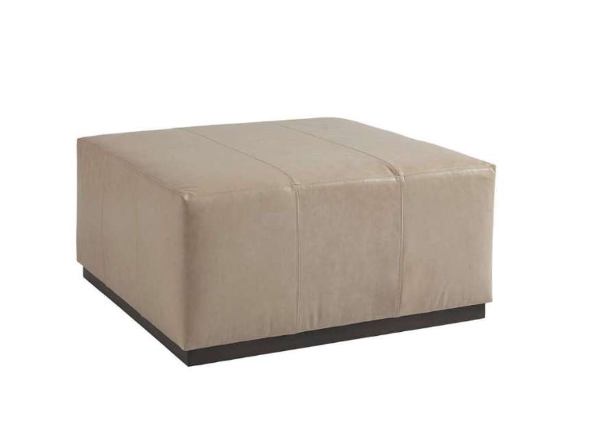 Picture of CLAYTON LEATHER COCKTAIL OTTOMAN