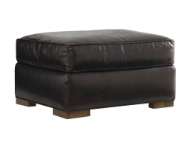 Picture of EDGEMERE LEATHER OTTOMAN