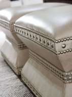 Picture of WHEATLEY LEATHER OTTOMAN