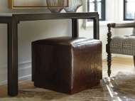 Picture of COLBY LEATHER OTTOMAN