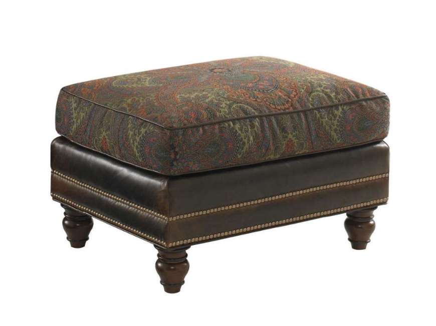 Picture of SHOAL CREEK LEATHER OTTOMAN