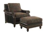 Picture of SHOAL CREEK LEATHER OTTOMAN