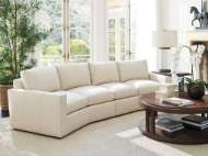 Picture of ASHBURY IVORY LEATHER SECTIONAL