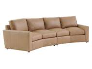 Picture of ASHBURY TAN LEATHER SECTIONAL