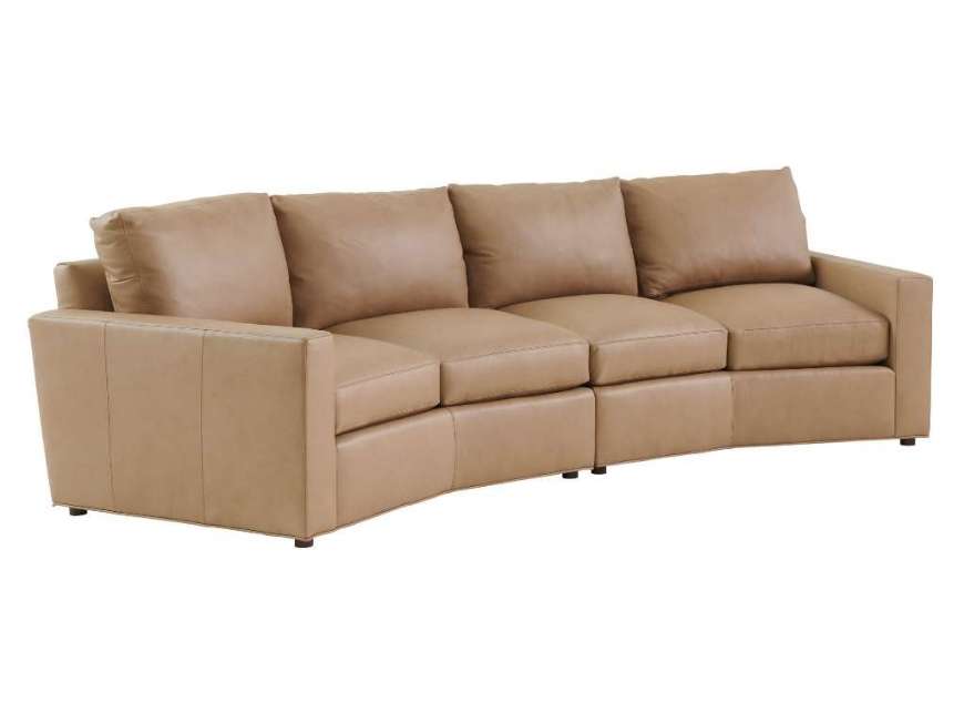 Picture of ASHBURY TAN LEATHER SECTIONAL