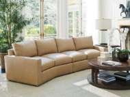 Picture of ASHBURY TAN LEATHER SECTIONAL