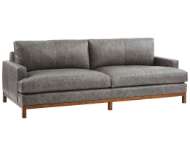 Picture of HORIZON LEATHER SOFA - CALAIS BRASS