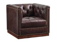 Picture of FREMONT LEATHER SWIVEL CHAIR