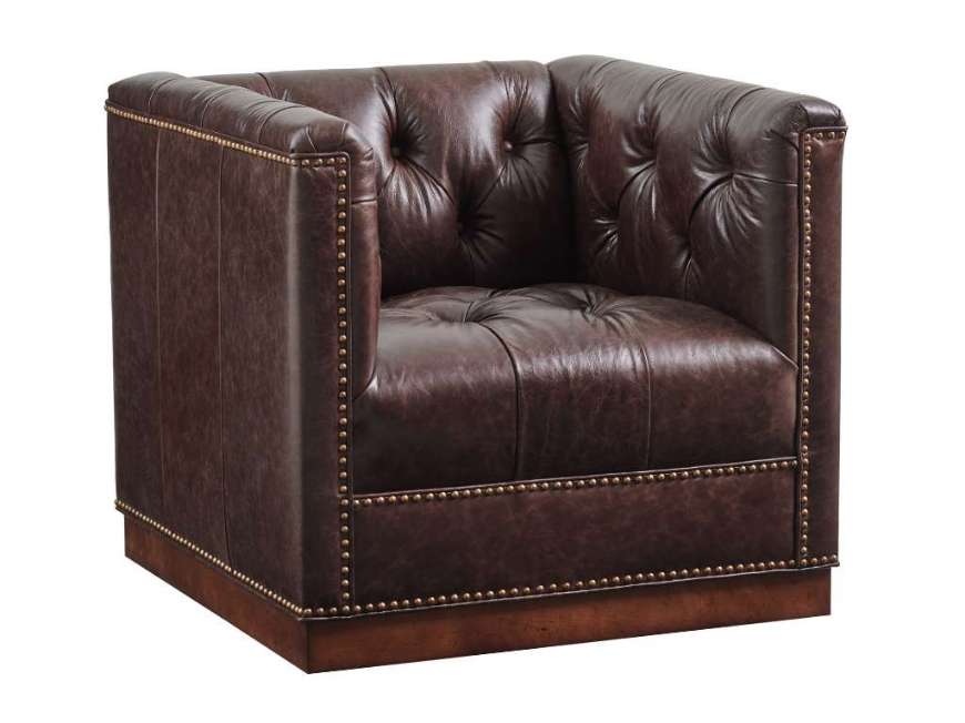 Picture of FREMONT LEATHER SWIVEL CHAIR