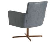 Picture of BROOKS LEATHER SWIVEL CHAIR - CALAIS BRASS