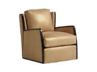 Picture of DELANCEY LEATHER SWIVEL CHAIR