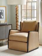 Picture of DELANCEY LEATHER SWIVEL CHAIR