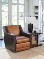 Picture of HAYWARD LEATHER SWIVEL CHAIR