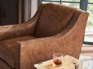 Picture of BARRIER LEATHER SWIVEL CHAIR