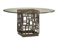 Picture of SOUTH SEA DINING TABLE WITH GLASS TOP