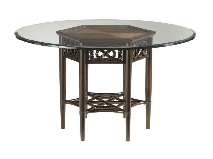 Picture of SUGAR AND LACE DINING TABLE WITH GLASS TOP