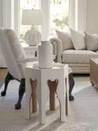 Picture of BILBAO HEXAGONAL END TABLE WITH BUFF ACCENTS