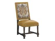 Picture of JACQUELINE LEATHER HOST DINING CHAIR