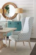 Picture of SEACLIFF UPHOLSTERED HOST WING CHAIR