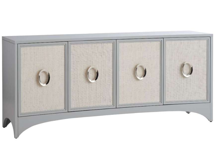 Picture of NEWBURY PARK RAFFIA MEDIA CONSOLE