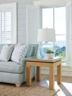 Picture of HARBOR RAFFIA LAMP TABLE