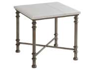 Picture of FLAGLER SQUARE MARBLE TOP END TABLE