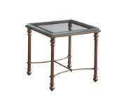 Picture of BLUFF METAL AND GLASS END TABLE