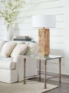 Picture of BLUFF METAL AND GLASS END TABLE