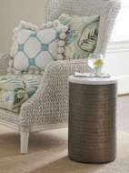 Picture of TURNBERRY ROUND CHAIRSIDE TABLE