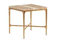 Picture of MENLO PARK METAL END TABLE WITH STONE TOP