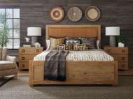 Picture of ANTILLES UPHOLSTERED PANEL BED