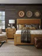 Picture of ANTILLES UPHOLSTERED PANEL BED