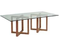 Picture of SHERIDAN GLASS TOP DINING TABLE