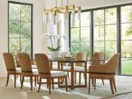 Picture of SHERIDAN GLASS TOP DINING TABLE