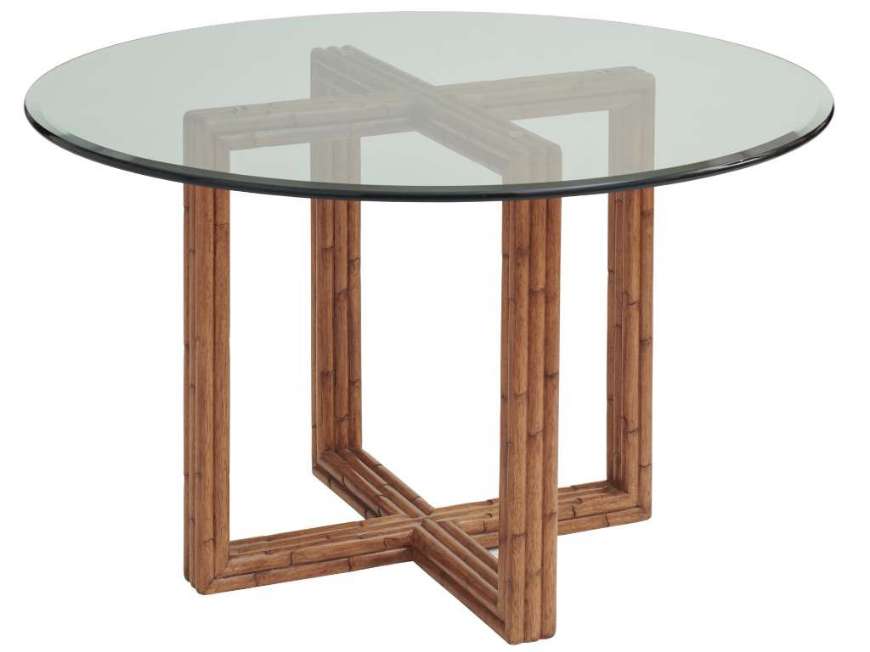 Picture of SHERIDAN GLASS TOP DINING TABLE