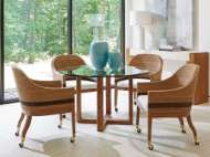 Picture of SHERIDAN GLASS TOP DINING TABLE