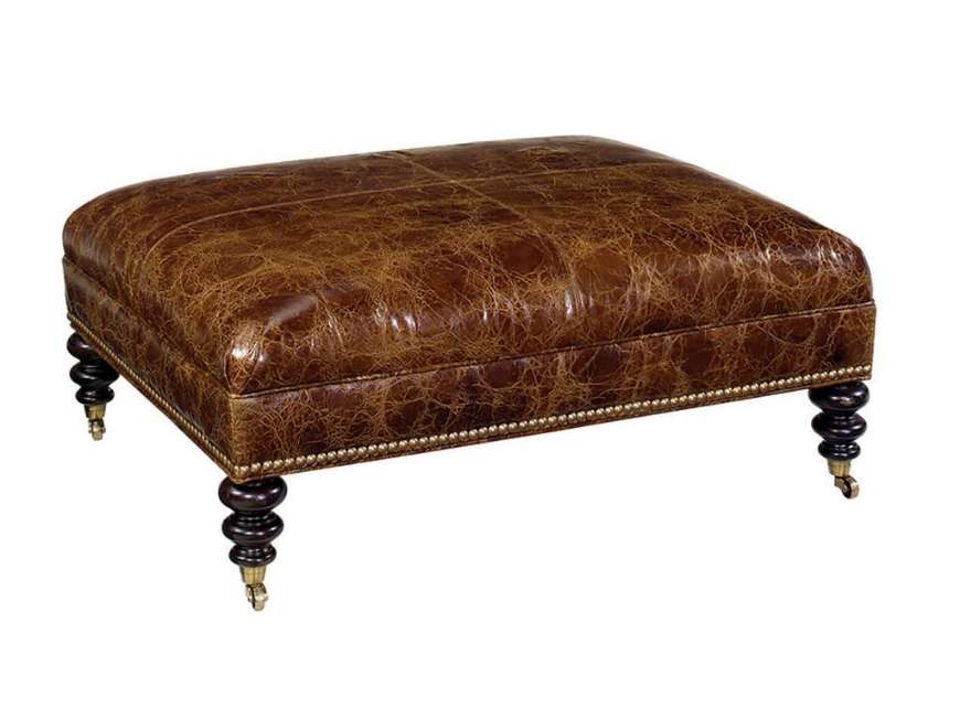 Picture of COOPER LEATHER COCKTAIL OTTOMAN