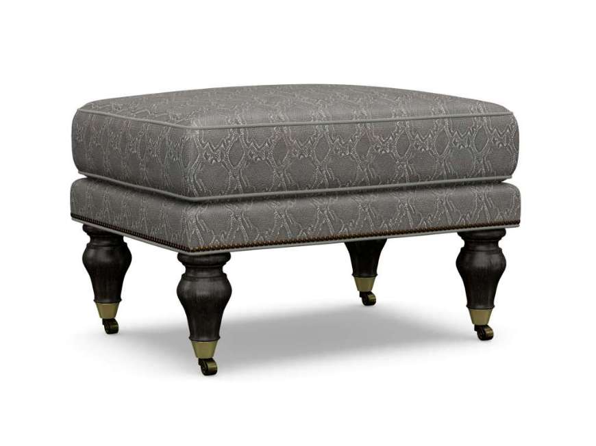 Picture of SANDHURST LEATHER OTTOMAN