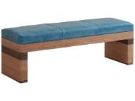 Picture of ROSEMEAD LEATHER BENCH