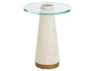 Picture of CASTLEWOOD GLASS TOP ACCENT TABLE