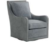 Picture of TIFTON LEATHER SWIVEL CHAIR