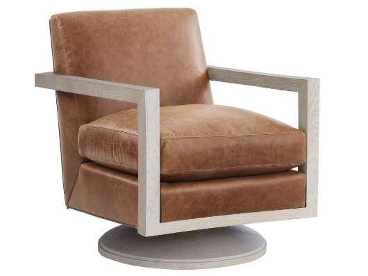 Picture of WILLA LEATHER SWIVEL CHAIR