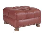 Picture of WINSLOW LEATHER OTTOMAN